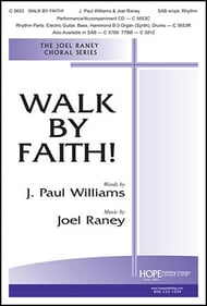 Walk by Faith! SATB choral sheet music cover Thumbnail